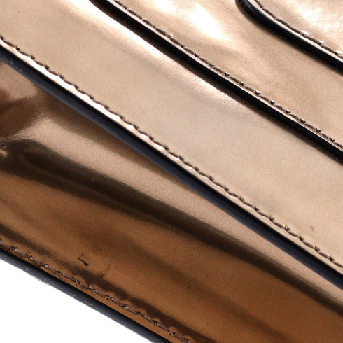 Serpenti Forever Shoulder Bag Metallic Leather Small