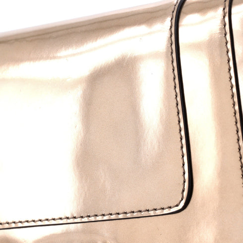 Serpenti Forever Shoulder Bag Metallic Leather Small
