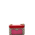 Padlock Shoulder Bag GG Coated Canvas and Leather Small