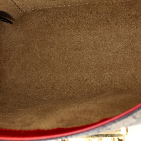 Padlock Shoulder Bag GG Coated Canvas and Leather Small