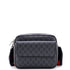 Web Strap Front Pocket Crossbody Messenger GG Coated Canvas Small