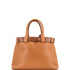 Buckle Belted Tote Bag Leather Medium