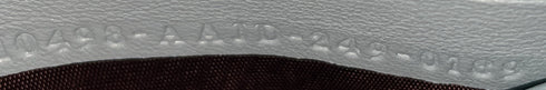 Baguette Wallet on Chain Zucca Embossed Leather