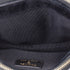 Double Zip Clutch with Chain Quilted Lambskin with Suede