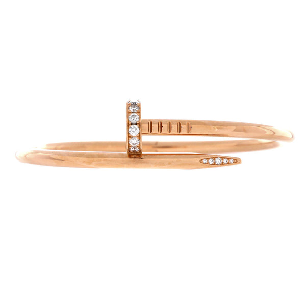Juste un Clou Bracelet 18K Rose Gold with Diamonds Classic
