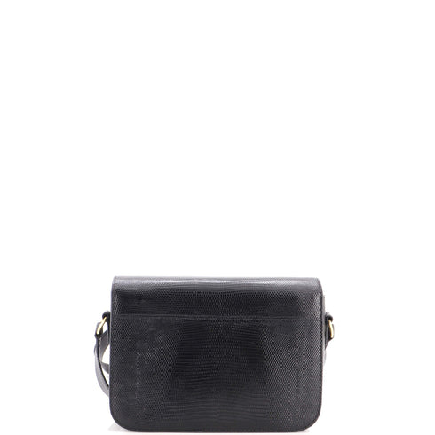 Triomphe Shoulder Bag Lizard Medium