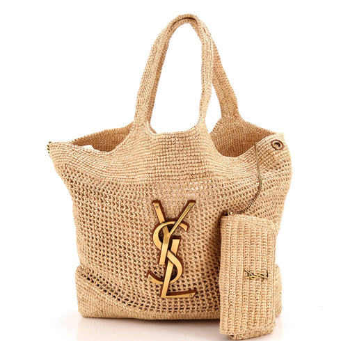 Icare Shopping Tote Raffia Maxi