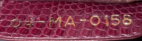 Lady Dior Chain Bag Lizard Mini