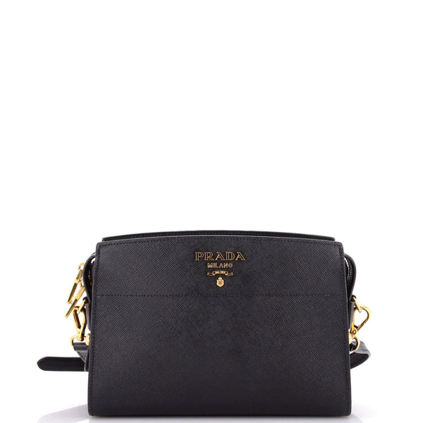 Bibliotheque Crossbody Saffiano Leather