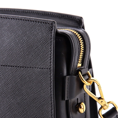 Bibliotheque Crossbody Saffiano Leather