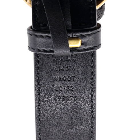 GG Marmont Belt Leather Thin 80