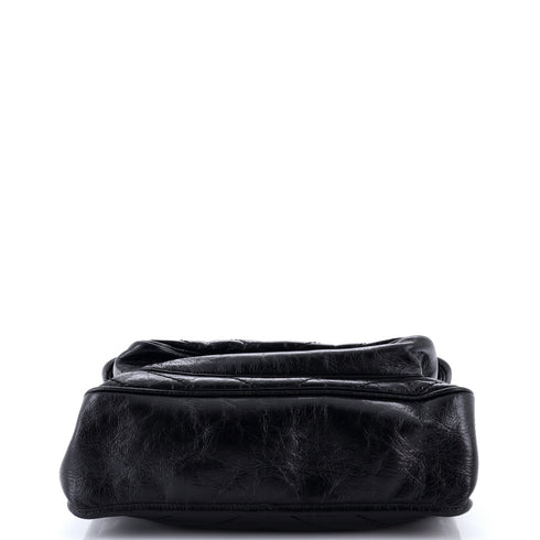 Niki Chain Flap Bag Matelasse Chevron Leather Large