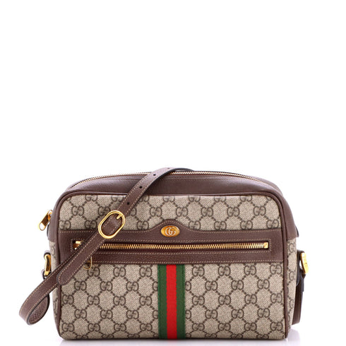 Ophidia Shoulder Bag GG Coated Canvas Small