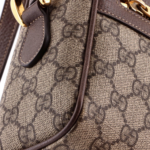 Ophidia Shoulder Bag GG Coated Canvas Small