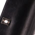 Vintage Resin Top Handle CC Flap Quilted Patent Small