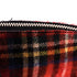 Elephant Crossbody Bag Tartan Wool and Leather Mini