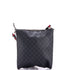 Web Strap Front Zip Messenger Bag GG Coated Canvas Medium