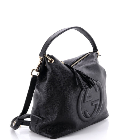 Soho Convertible Hobo Leather Large