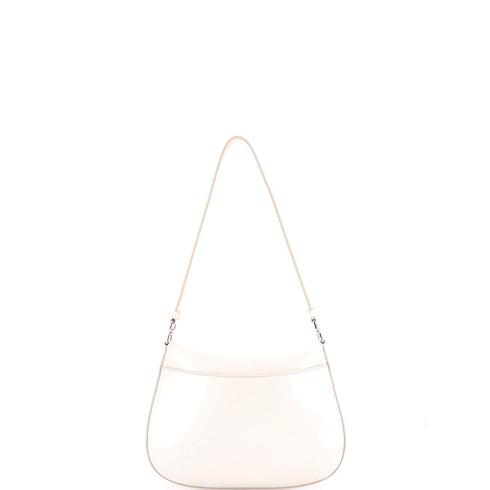 Cleo Flap Shoulder Bag Spazzolato Leather Small