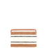 Logo Zip Wristlet Pouch Striped Jacquard Textile Small