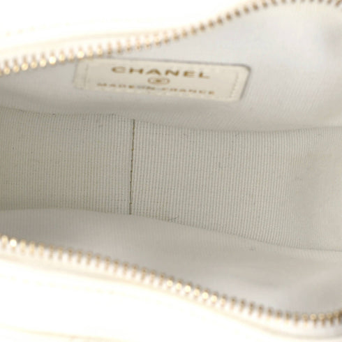 CC in Love Heart Clutch with Chain Quilted Lambskin