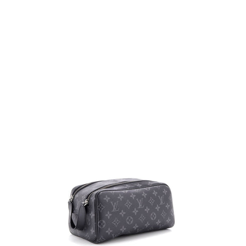 Dopp Kit Toiletry Pouch Monogram Eclipse Canvas