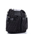 Double Pocket Drawstring Backpack Zucca Canvas with Leather