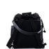 Double Pocket Drawstring Backpack Zucca Canvas with Leather
