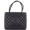Medallion Tote Quilted Caviar