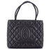 Medallion Tote Quilted Caviar