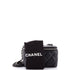Ombre Classic Vanity Case with Chain Quilted Lambskin Small