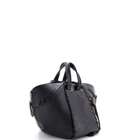 Hammock Bag Whipstitch Leather Small
