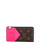 Coin Card Holder Macassar Monogram Canvas