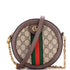 Ophidia Round Shoulder Bag GG Coated Canvas Mini