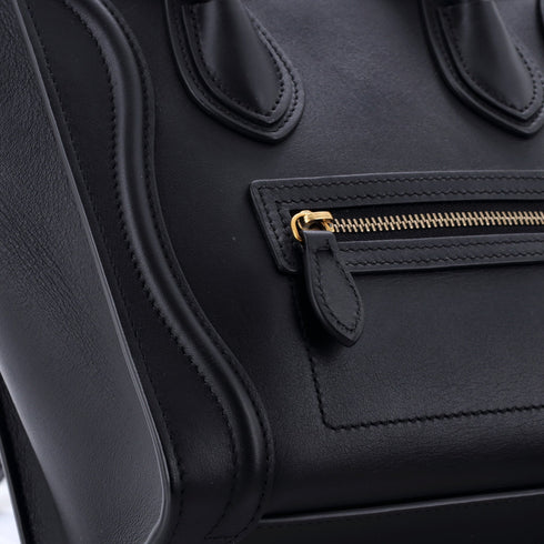 Luggage Bag Smooth Leather Nano