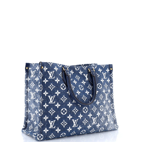 OnTheGo Tote Monogram Jacquard Denim MM