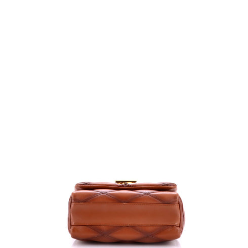 GO-14 Top Handle NM Handbag Malletage Leather MM
