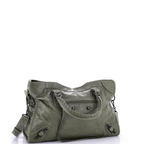 City Classic Studs Bag Leather Medium
