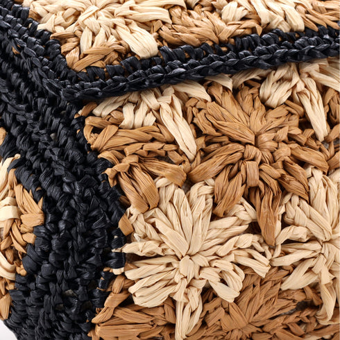 GG Marmont Flap Bag Raffia Small