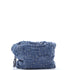 22 Chain Hobo Quilted Studded Denim Small