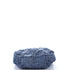 22 Chain Hobo Quilted Studded Denim Small