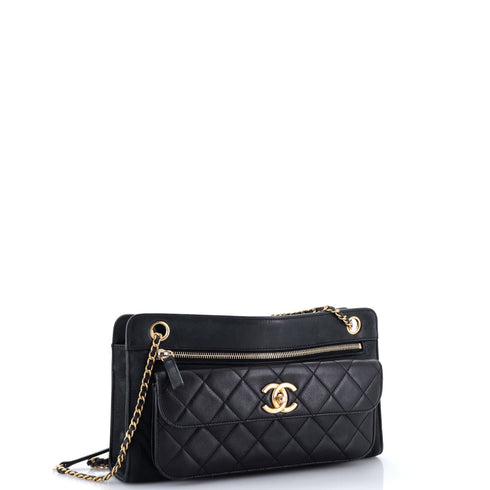 Front Pocket Camera Bag Quilted Calfskin Medium
