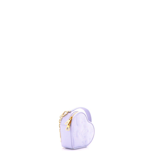 Pop My Heart Pouch Bag Bubblegram Leather