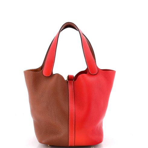 Picotin Lock Bag Bicolor Clemence MM