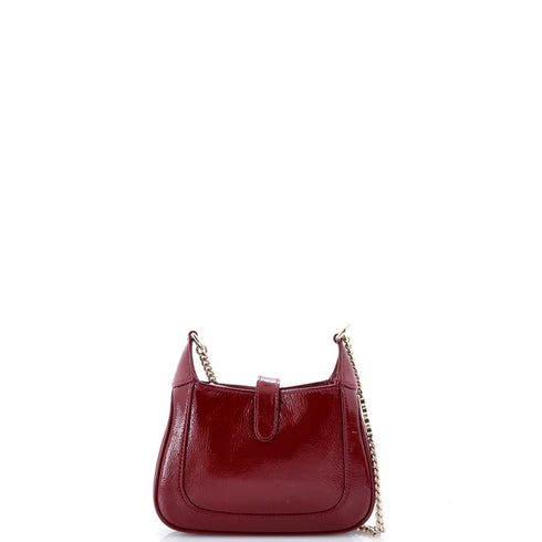 Jackie Notte Chain Hobo Patent Mini