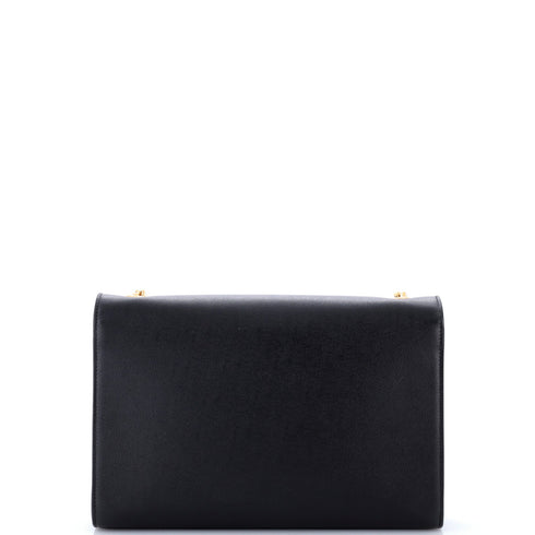 Classic Monogram Crossbody Bag Grainy Leather Large
