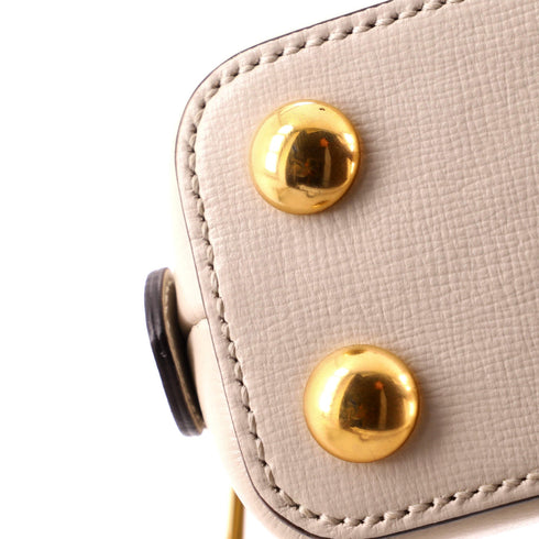 Horsebit 1955 Top Handle Bag GG Coated Canvas with Leather Mini