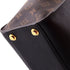On My Side Tote Leather with Monogram Canvas MM