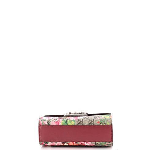 Padlock Shoulder Bag Blooms Print GG Coated Canvas Small