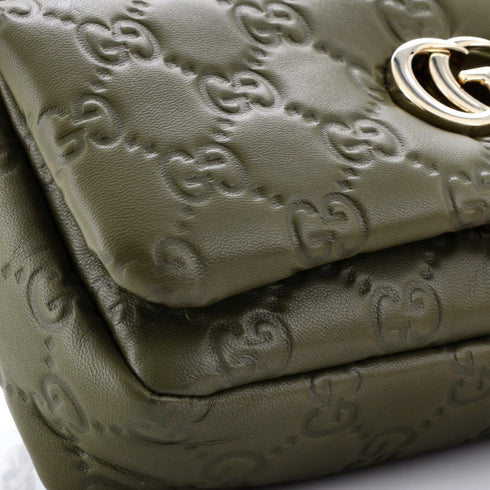 GG Milano Top Handle Bag Guccissima Leather Mini